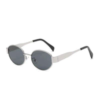 Silver frame/black lens