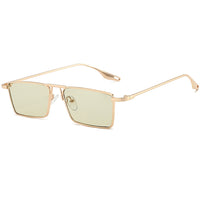 Gold frame/green lens